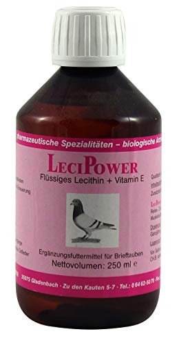 Hesanol LeciPower 250ml Lecithin und Vitamin E für Tauben und Vögel von Hesanol
