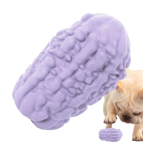 Heshi Kauspielzeug zum Zahnen für Welpen,Unterhaltungsspielzeug für Hunde in Form eines bitteren Kürbisses gegen Langeweile | Interaktives und bereicherndes Hundespielzeug – langlebig und sicher von Heshi