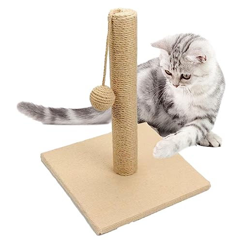 Katzenkratzbaum | Interaktiver Katzenkratzbaum für Hauskatzen mit Sisalspielzeug zum Aufhängen | Katzenmöbelbaum, Katzenspielzeug für lustige Übungen Heshi von Heshi