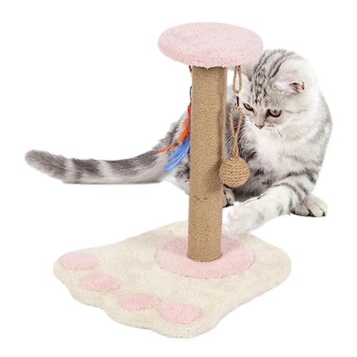 Katzenkratzturm,Interaktiver Katzenkratzer für Wohnungskatzen | Katzenmöbelbaum, Katzenspielzeug für lustige Übungen Heshi von Heshi