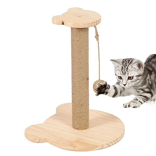 Katzenkratzturm - Interaktive Kratzbaumbehänge für Katzen, Sisalspielzeug,Katzenmöbelbaum, Katzenspielzeug für lustige Übungen Heshi von Heshi