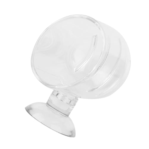 HETHLIF Fischtank -Feeder, Fischfutter Feeder Urlaub Fischfutteranschläge Fisch Fütterung Tasse Transparentes Aquarium Rote Wurmfuttermittel Rote Wurm Fütterungstasse (#3) von Hethlif
