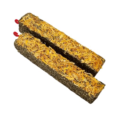 HEU-HEINRICH® - 250g - Knabbersticks Ringelblumen - Ergänzungsfutter für Nager - getreidefrei - entstaubt - ohne künstliche Zusätze - Snack & Belohnung von Heu-Heinrich