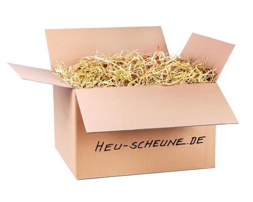 Gerstenstroh der Heu-Scheune ® I Einstreu I Futterstroh I für Kaninchen, Meerschweinchen, Nager, Pferde und Co. (10, Kilogramm) von Heu-Scheune.de