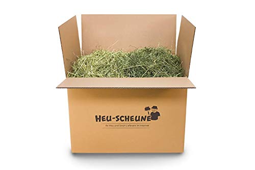 Heu-Mix von der Heu-Scheune® 1. und 2. Schnitt Heu Futter für Kaninchen Meerschweinchen Hasen (1kg + 1kg) von Heu-Scheune.de
