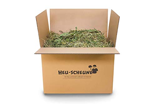 Löwenzahnheu der Heu-Scheune® (hochwertiges Heu mit getrockneten Löwenzahnblättern) für Kaninchen, Meerschweinchen, Kleintiere (10kg) von Heu-Scheune.de
