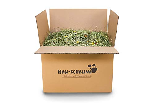 Wilde Blumenwiese Heu der Heu-Scheune® (Ringelblumenblüten, Kamille, Petersilienstile, Luzerne) (5kg) von Heu-Scheune.de