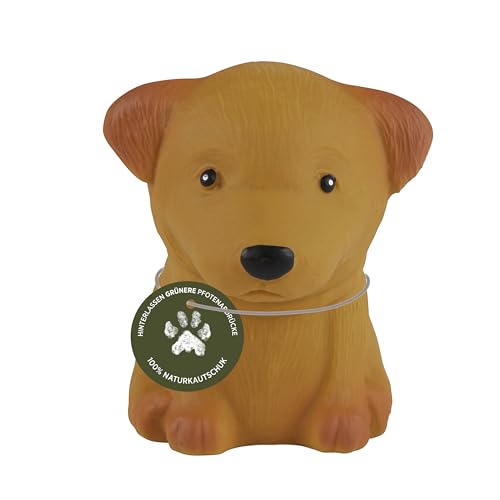 Hevea Hunde-Kauspielzeug aus der Pudel-Rasse-Kollektion – Beißspielzeug aus Naturkautschuk für Welpen, kleine, mittelgroße und große Hunde – Lindert Zahnfleischschmerzen von Hevea