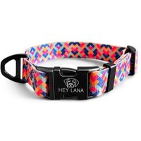 Hey Lana Halsband – Kunterbunt – stufenlos verstellbar mit Metallschließe Gr. L-XL von Hey Lana