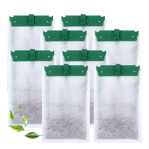 Heygueo Aquarium-Filterkartuschen für Tetra-Whisper-Filter, kompatibel mit Whisper Repto-Filter, Ersatzkartusche kompatibel mit 10i/PF10/IQ10 (mittel), 8 Stück von Heygueo