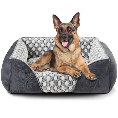 Heymamba Extra großes Hundebett, waschbar, XL-Hundebetten zur Vorbeugung von Knochenerkrankungen, kein Restgeruch, Hundesofa, XXL für Erwachsene, Golden Retriever, 90 x 65 x 23 cm Heymamba Extra großes Hundebett, waschbar, XL-Hundebetten zur Vorbeugung von Knochenerkrankungen, kein Restgeruch, Hundesofa, XXL für Erwachsene, Golden Retriever, 90 x 65 x 23 cm von Heymamba