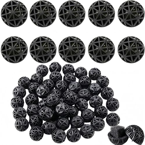 Heyumybit Bio Balls Aquarium Filtermedien,100 Stück Aquarium Bio Filterbälle,Bio Balls für Filtration Reinigung Aquarium Teich Wasserfall Brunnen,Filtermaterial für EX Außenfilter(16MM) Heyumybit Bio Balls Aquarium Filtermedien,100 Stück Aquarium Bio Filterbälle,Bio Balls für Filtration Reinigung Aquarium Teich Wasserfall Brunnen,Filtermaterial für EX Außenfilter(16MM) von Heyumybit
