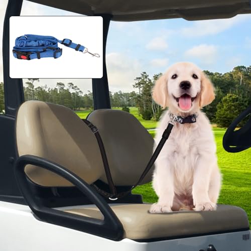 Hunde-Sicherheitsgurt für Golfwagen, Haustier-Sicherheitsgurt für Auto, verstellbares Golf-Hundehalsband, Leine für Golfwagen, Haustiersicherheitsschutz, um versehentliche Verletzungen zu verhindern, Hunde-Sicherheitsgurt für Golfwagen, Haustier-Sicherheitsgurt für Auto, verstellbares Golf-Hundehalsband, Leine für Golfwagen, Haustiersicherheitsschutz, um versehentliche Verletzungen zu verhindern, von Hezaosth