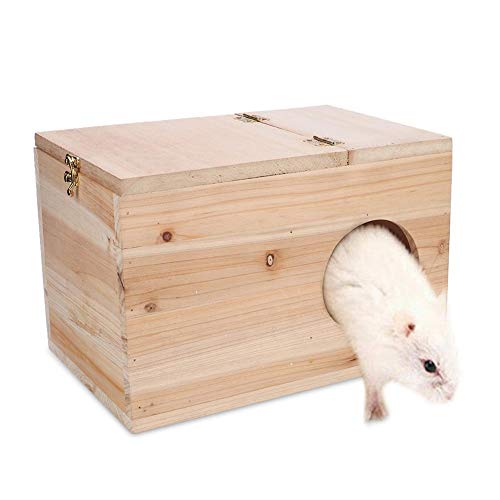 Hamster Paarungszucht Box Papagei Zucht Nistkasten Links Offenes Fenster Große Größe Vogel Holz Brutkasten Für Kleintier Chinchilla Eichhörnchen von Pssopp