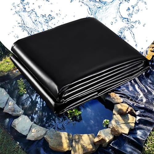 Hggdsac Teichfolie, Schwarz HDPE Teichfolien Schwerlast, UV, Unterlage, 2x2m 6x6m 4x4m 3x3m 2x3m 6x8m 4x5m asserdicht und Wetterbeständig, für Fischteiche, Brunnen, Wassergarten und Wasserfall(2×20m) Hggdsac Teichfolie, Schwarz HDPE Teichfolien Schwerlast, UV, Unterlage, 2x2m 6x6m 4x4m 3x3m 2x3m 6x8m 4x5m asserdicht und Wetterbeständig, für Fischteiche, Brunnen, Wassergarten und Wasserfall(2×20m) von Hggdsac