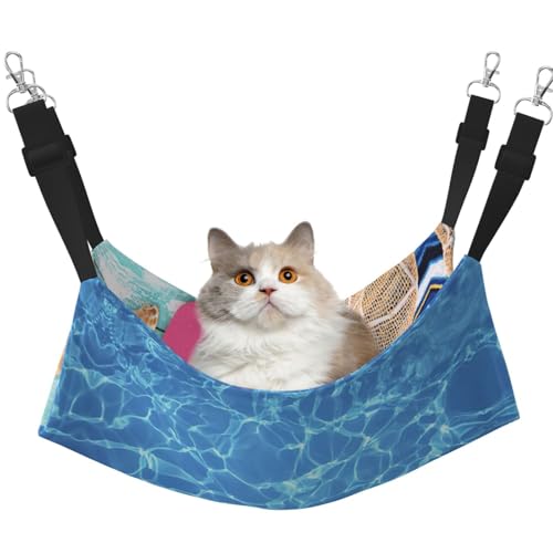 Hhwwtye Freistehendes Katzenbett für den Innen- und Außenbereich, einfache Montage von Hhwwtye