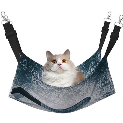 Hhwwtye Hockey-Sport-Katzenbett-Hängematte, freistehendes Katzenbett für drinnen und draußen, einfache Montage Hhwwtye Hockey-Sport-Katzenbett-Hängematte, freistehendes Katzenbett für drinnen und draußen, einfache Montage von Hhwwtye