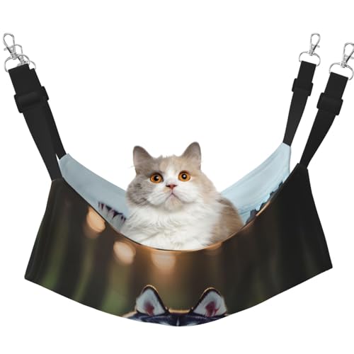 Hhwwtye Husky Hängematte für Hunde und Katzen, freistehend, für drinnen und draußen, einfache Montage Hhwwtye Husky Hängematte für Hunde und Katzen, freistehend, für drinnen und draußen, einfache Montage von Hhwwtye