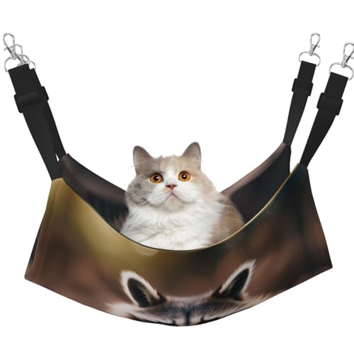 Hhwwtye Katzenbett-Hängematte, freistehendes Katzenbett für drinnen und draußen, einfache Montage Hhwwtye Katzenbett-Hängematte, freistehendes Katzenbett für drinnen und draußen, einfache Montage von Hhwwtye