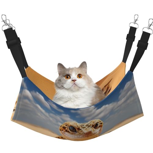 Hhwwtye Katzenbett mit Leoparden-Motiv, freistehend, für drinnen und draußen, einfache Montage Hhwwtye Katzenbett mit Leoparden-Motiv, freistehend, für drinnen und draußen, einfache Montage von Hhwwtye