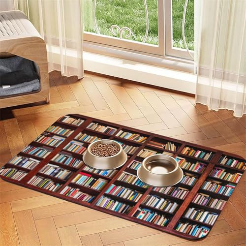 Saugfähige Tischdecke, spezielles Pad für Futternäpfe, rollbar zur Aufbewahrung, ideal für Futternäpfe Saugfähige Tischdecke, spezielles Pad für Futternäpfe, rollbar zur Aufbewahrung, ideal für Futternäpfe von Hhwwtye