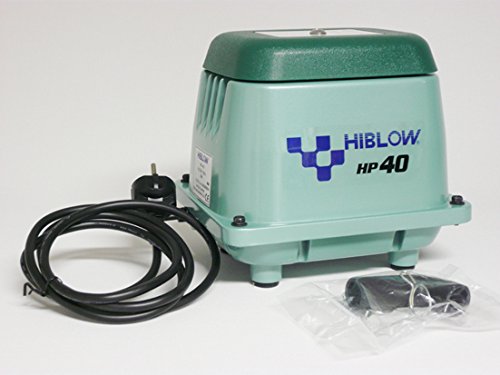 HiBlow HP-40 Komplettpaket m. Verteiler, Schlauch und Luftsteinen 40 L/min. 38W von HiBlow