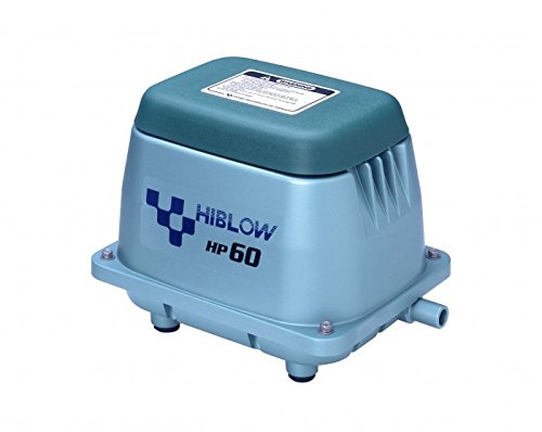 HiBlow HP-60 Komplettpaket m. Verteiler, Schlauch und Luftsteinen 60 L/min. 51W von HiBlow
