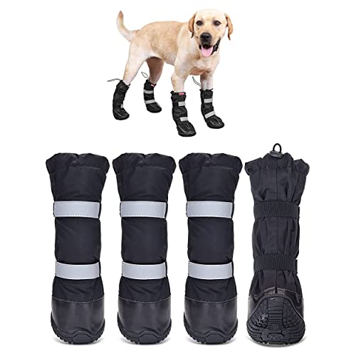 HiPaw Winterstiefel, wasserdicht, rutschfeste Gummisohle, für Schnee, Regen von HiPaw