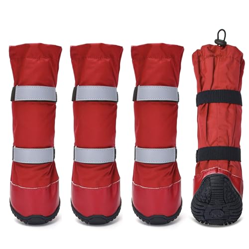 Hipaw Outdoor Hundeschuhe Winter Hundeschuhe rutschfest für Schnee Regen von HiPaw