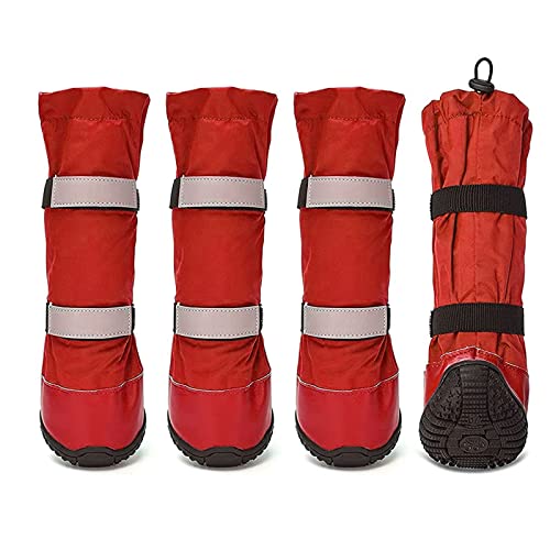Hipaw Outdoor Hundeschuhe Winter Hundeschuhe rutschfest für Schnee Regen Hipaw Outdoor Hundeschuhe Winter Hundeschuhe rutschfest für Schnee Regen von HiPaw