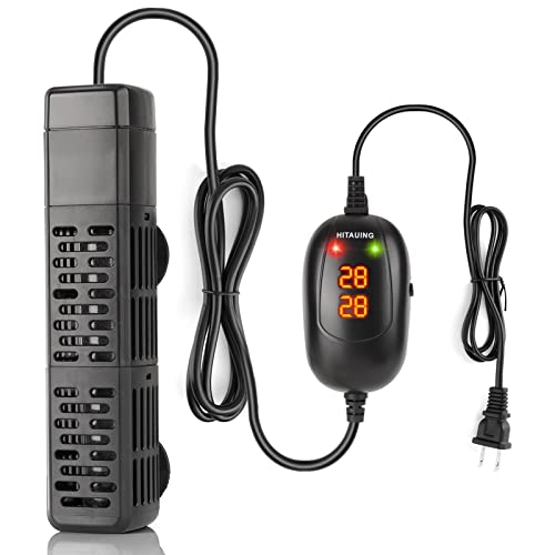 HiTauing Aquarium Heizung, 50W/100W/300W/500W Tauchheizung für Aquarien mit Übertemperaturschutz und automatischer Abschaltung beim Verlassen des Wassers für Salz- und Süßwasser HiTauing Aquarium Heizung, 50W/100W/300W/500W Tauchheizung für Aquarien mit Übertemperaturschutz und automatischer Abschaltung beim Verlassen des Wassers für Salz- und Süßwasser von HiTauing