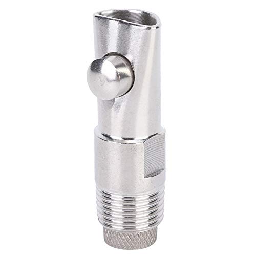 Hidyliu 5 Stück Schweintränke DN15 Edelstahl Flachdüse Automatische Schweintränke Bauernhofzubehör für Rinder, Schafe Schwein (68mm) von Hidyliu