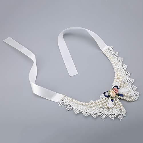 Hidyliu Hunde-Halskette, 15 X 12 X 2, Fliege, Halsband für Hunde, Schöne Perlen-Blumen-Halskette Hidyliu Hunde-Halskette, 15 X 12 X 2, Fliege, Halsband für Hunde, Schöne Perlen-Blumen-Halskette von Hidyliu