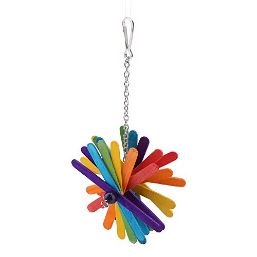 Holzvogelspielzeug Haustier Vogelspielzeug Interaktives Holzsittich Kauen Zähne Knirschen Stick Spielzeug Holzvogelspielzeug Haustier Vogelspielzeug Interaktives Holzsittich Kauen Zähne Knirschen Stick Spielzeug von Hidyliu