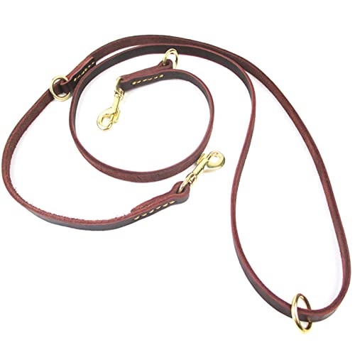 Robuster DREI-Wege-Hunde-Splitter, 1-teiliges Set, Leder, Anti-Verlust, Bequem, Weich, Langlebig, Hundeseil, Heimtierbedarf Robuster DREI-Wege-Hunde-Splitter, 1-teiliges Set, Leder, Anti-Verlust, Bequem, Weich, Langlebig, Hundeseil, Heimtierbedarf von Hidyliu