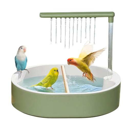 Hiemible Vogel Dusche,Vogel Dusche - Vogelkäfig Zubehör Mit Springbrunnen Für Sittiche Finken Unzertrennliche Hiemible Vogel Dusche,Vogel Dusche - Vogelkäfig Zubehör Mit Springbrunnen Für Sittiche Finken Unzertrennliche von Hiemible