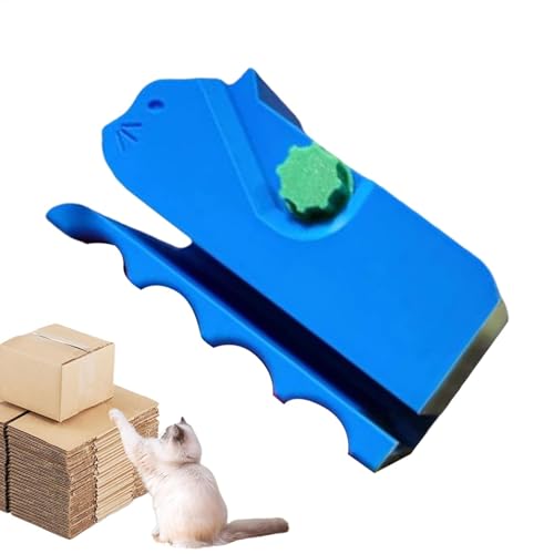Kartonschneider Für Katzenkratzer, Cardboard Strip Cutter, Cardboard Cutter Cat Scratcher, Ergonomisch Kartonschneider Katze, Niedlicher Katzenkratzbrettschneider Für Selbstgemachte Katzenkratzbretter von Hiemible
