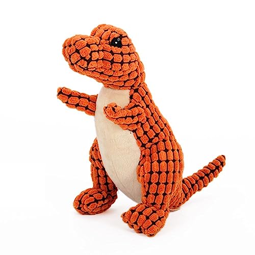 Hiessgozy 25cm/36cm Nette Dinosaurier Tiere Weiche Plüsch Quietschende Hund Spielzeug Interaktive Spielzeug Plüsch Füllung Haustier Kauen Hund Liefert von Hiessgozy