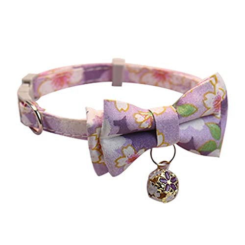 Pet Supplies Pet Printed Bow Collars Adjustable With Collars Dress Tool Small Bell Up Pet Dog And Sunflower Daisies Y6T2 von Hiessgozy
