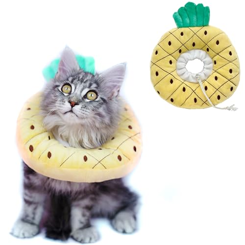 Elizabenthan Halsband für Katzen, Ananas, Größe M von Hifo