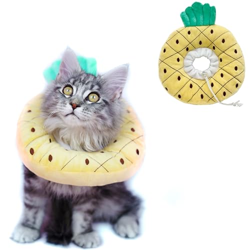 Elizabenthan Halsband für Katzen, Ananas, Größe S von Hifo