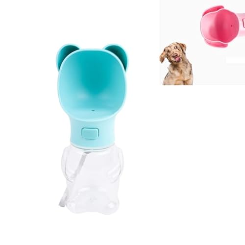 Tragbarer Wasserspender für Katzen und Hunde, Trinkbrunnen, tragbar, Stil: kleine Hunde (blau) von High-Tech Place