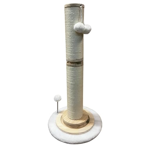High Aspect® - Extra robuster Kratzbaum 95CM - 23CM Durchmesser - Sisalseil - Flauschiger Fuß - Kratzbaum für große Katzen - Kratzbaum - Katzen - Kratzbäume - Kratzbaum - Kratzbaum für Katzen von High aspect
