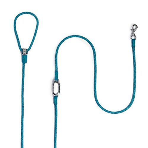 High5Dogs, Ergonomische Hundeleine, 250 cm, blau, langlebiges und praktisches Design, ideal für Spaziergänge in der Stadt oder in der Natur, 7 mm, Modell Leisure Clic von High5Dogs