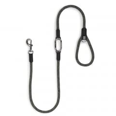 High5Dogs, robuste Hundeleine aus Nylon, 140 cm, stilvolles und Komfortables Design, Stabiler Clip für schnelle Befestigung, ideal zum Spazierengehen, schwarz, 7 mm, Freizeit-Clic-Modell von High5Dogs