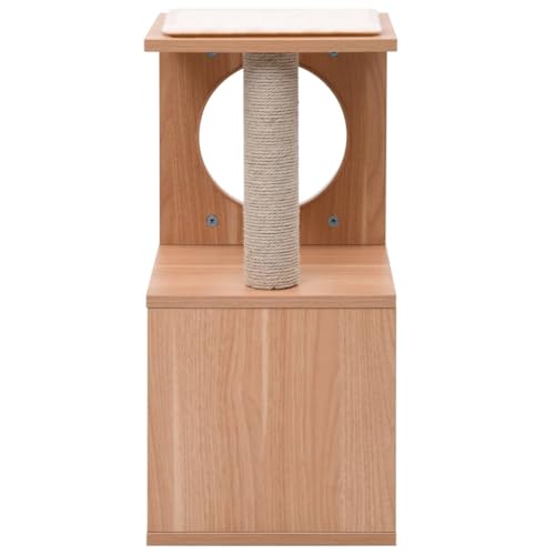 Higsose Innenbereich Aktivitätskratzbäum mit Sisal-Kratzmatte Weiß 30x30x60 cm Multifunktional Katzen-Spielplatz mit Plattformen Tätigkeitsbereich für Haustiere Stabil Basis Holz&MDF&Kunstfell Higsose Innenbereich Aktivitätskratzbäum mit Sisal-Kratzmatte Weiß 30x30x60 cm Multifunktional Katzen-Spielplatz mit Plattformen Tätigkeitsbereich für Haustiere Stabil Basis Holz&MDF&Kunstfell von Higsose