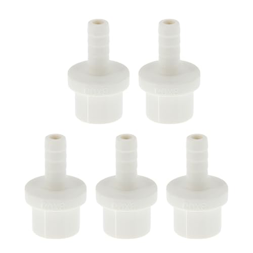 Hihaha Kunststoff-Schlauchstutzen 0,8"x0,3" Gerader Rohrverbinder Weiß 5 Stück Hihaha Kunststoff-Schlauchstutzen 0,8"x0,3" Gerader Rohrverbinder Weiß 5 Stück von Hihaha