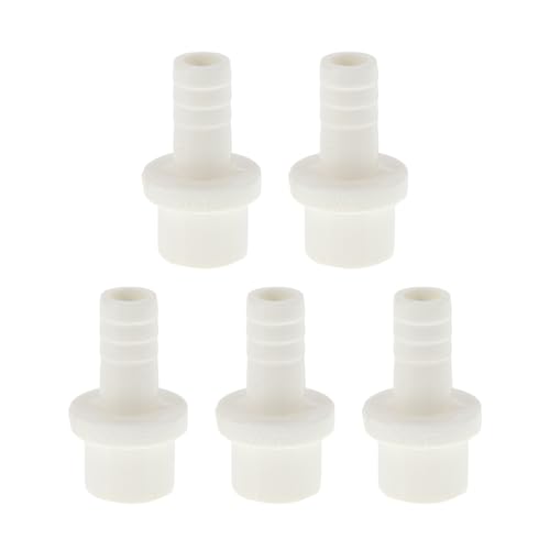 Hihaha Kunststoff-Schlauchstutzen 0,8" x0,5 Gerader Rohrverbinder Weiß 5 Stück Hihaha Kunststoff-Schlauchstutzen 0,8" x0,5 Gerader Rohrverbinder Weiß 5 Stück von Hihaha