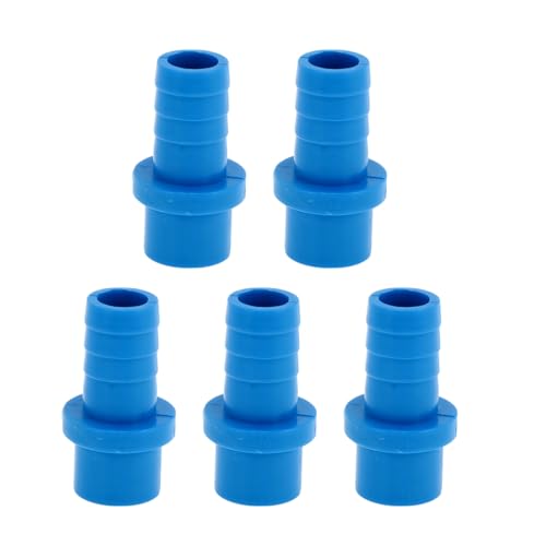 Hihaha Kunststoff-Schlauchstutzen 0,8"x0,6" Gerader Rohrverbinder Blau 5 Stück Hihaha Kunststoff-Schlauchstutzen 0,8"x0,6" Gerader Rohrverbinder Blau 5 Stück von Hihaha