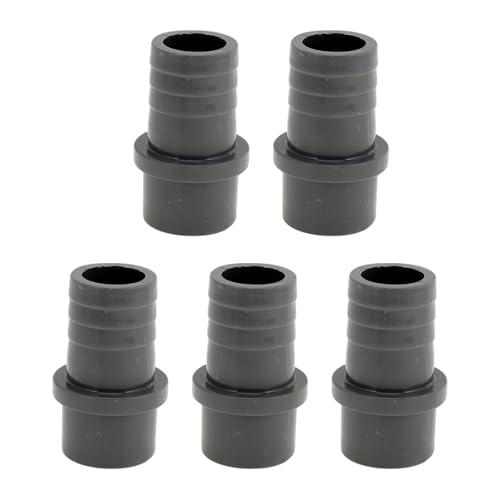 Hihaha Kunststoff-Schlauchstutzen 1,3"x1,2" Gerader Durchgangsrohrverbinder Grau 5 Stück Hihaha Kunststoff-Schlauchstutzen 1,3"x1,2" Gerader Durchgangsrohrverbinder Grau 5 Stück von Hihaha